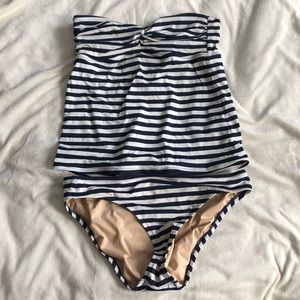 J. Crew Strapless Tankini